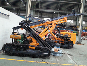 KG915/YC915 Reinforced Semi-hydraulic Surface DTH Drilling Rig