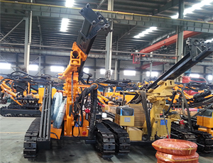 KG915/YC915 Reinforced Semi-hydraulic Surface DTH Drilling Rig