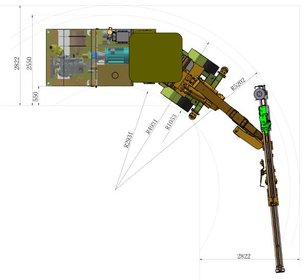 KJ211 Underground Mining Drill Rigs and Tunneling Jumbo