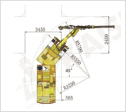 KJ311 Underground Mining Drill Rigs and Tunneling Jumbo
