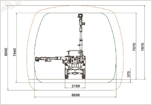 KJ311 Underground Mining Drill Rigs and Tunneling Jumbo