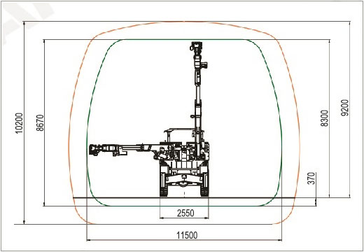 KJ311 Underground Mining Drill Rigs and Tunneling Jumbo