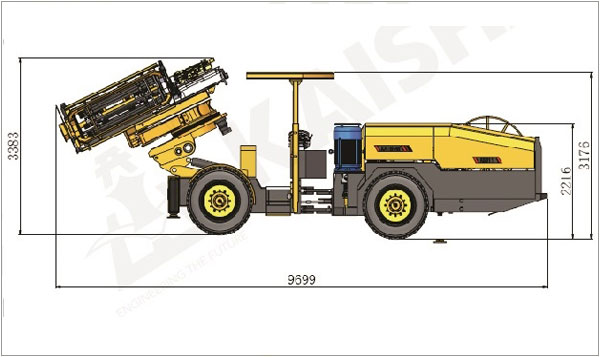 KJ311 Underground Mining Drill Rigs and Tunneling Jumbo